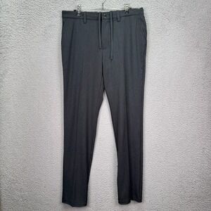 Quince Pants Mens 32x32 Charcoal Ultra-Stretch 24/7 Smart Chino Golf Office Dad
